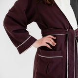 Deluxe Plush Spa Robe - Chocolate