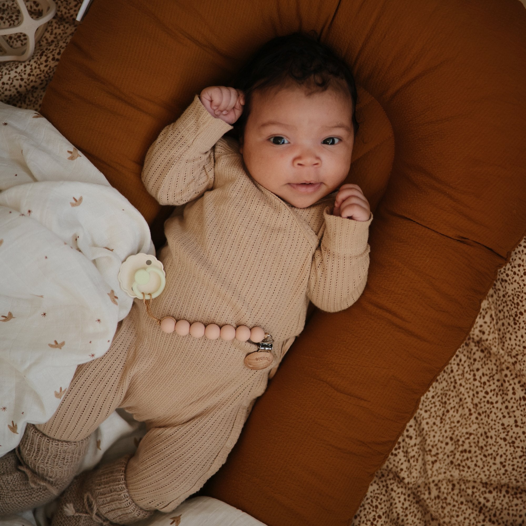 Image of FRIGG Daisy Night Silicone Pacifier 2-Pack