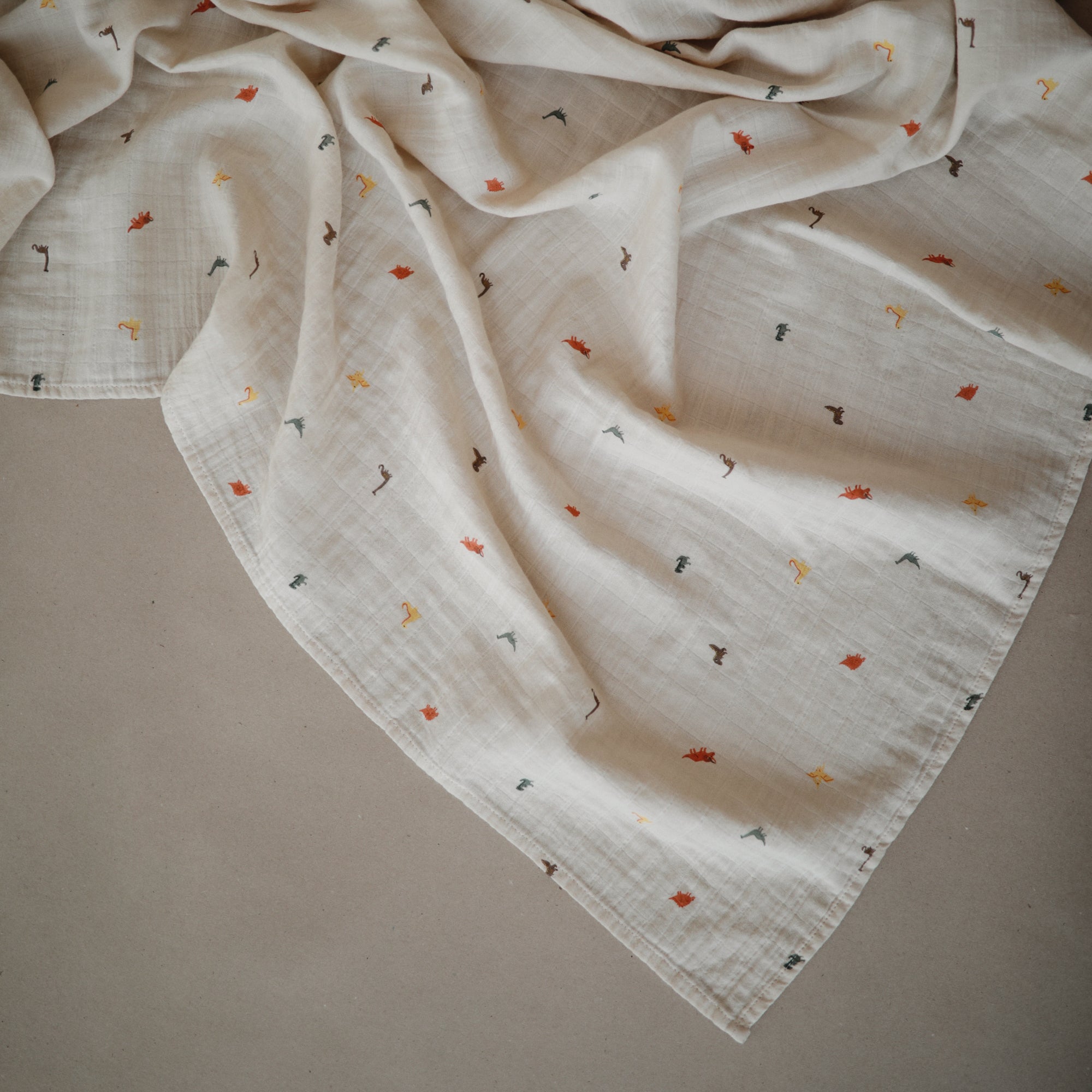 Image of Organic Cotton Muslin Swaddle Blanket