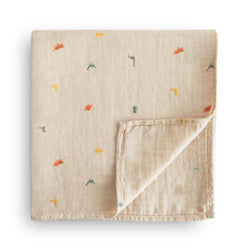 Image of Organic Cotton Muslin Swaddle Blanket