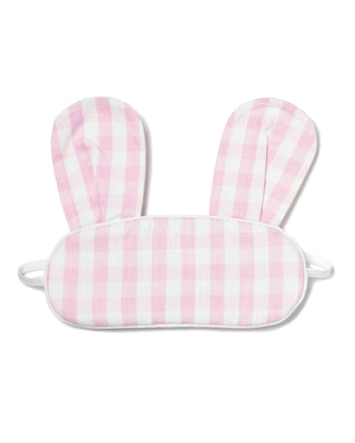 Kids Twill Sleep Mask in Pink Gingham