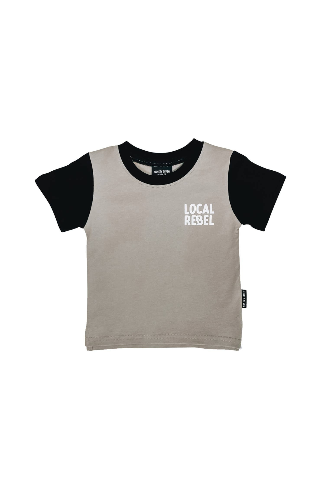 97 Design Co. - Local Rebel - Color Block Kids Tee, Toddler T-shirt Boys