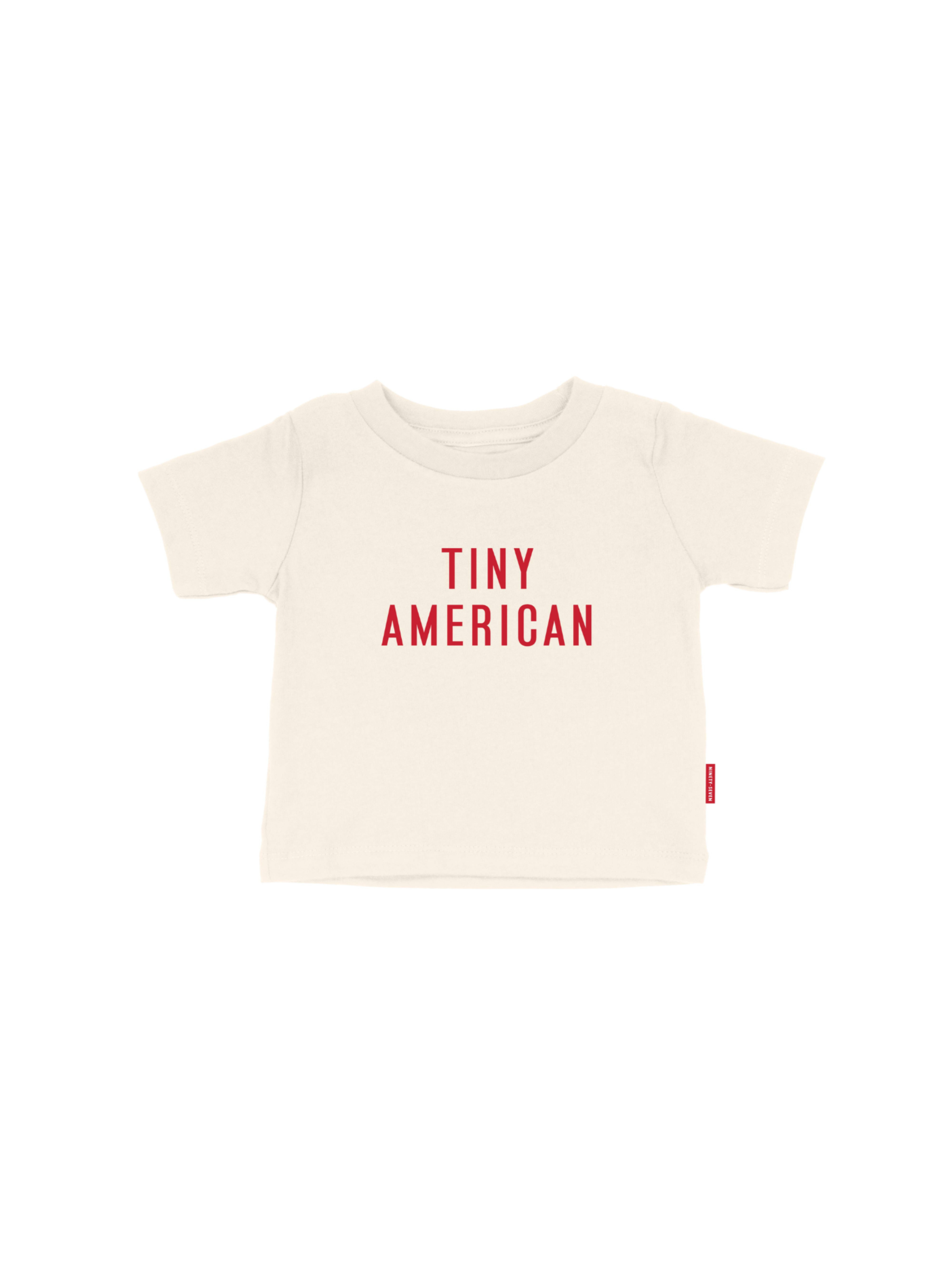 97 Design Co. - Tiny American - Kids T-shirt, 4th of July, USA Toddler Tee