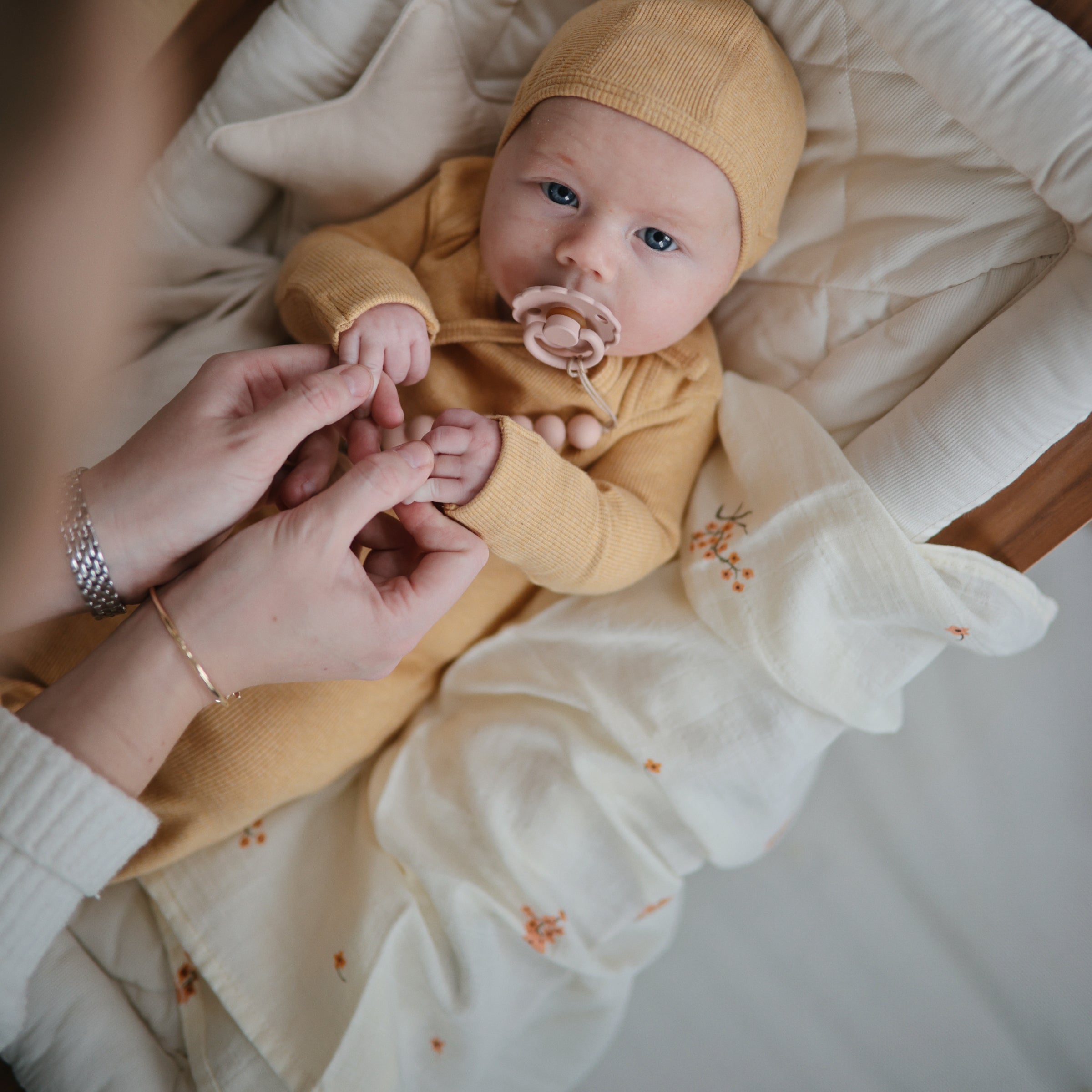 Image of Organic Cotton Muslin Cloths 3-Pack