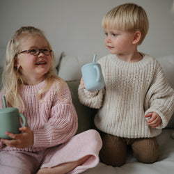 Image of Silicone Training Cup + Straw