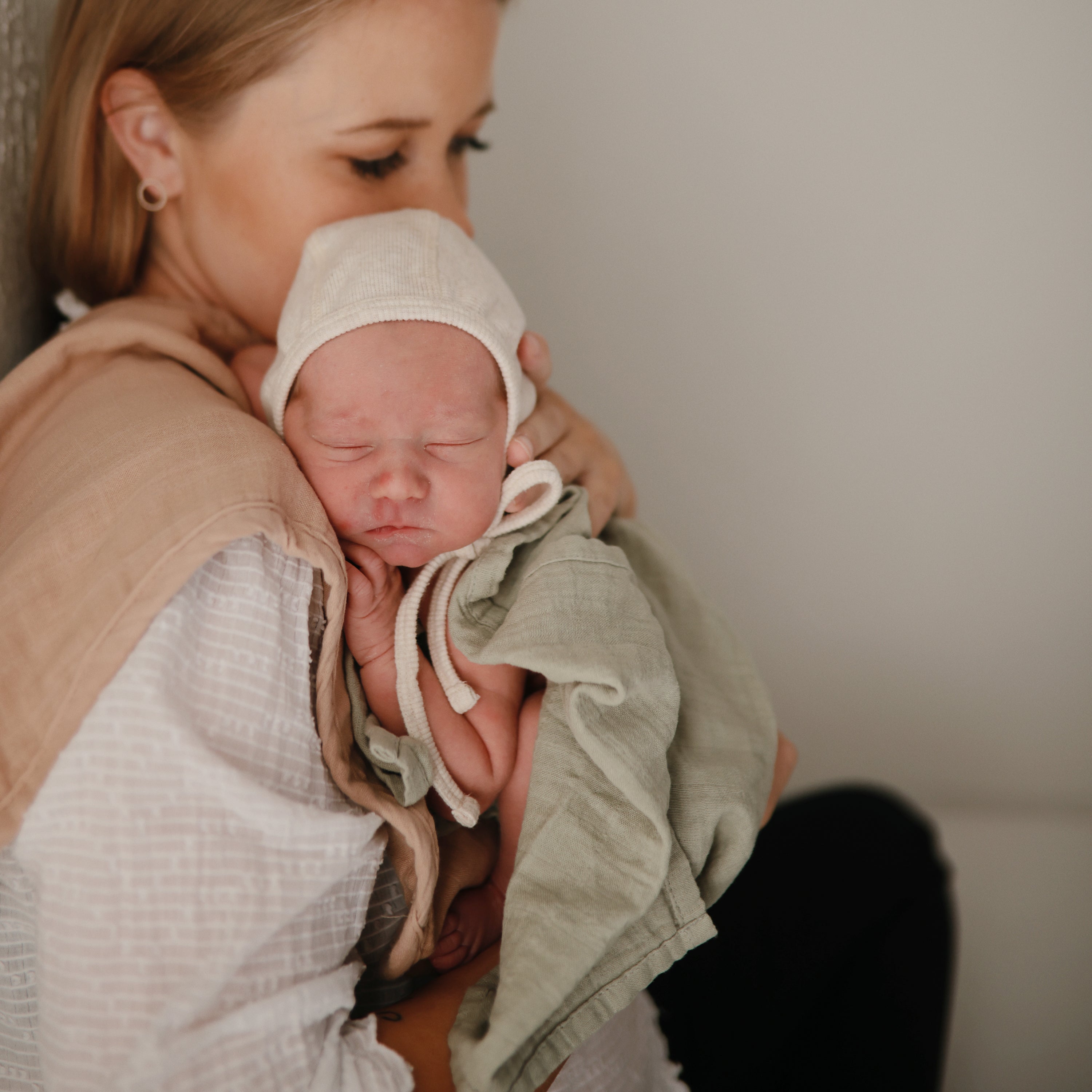 Image of Organic Cotton Muslin Burp Cloth 2-Pack