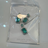 Emerald Earring/Necklace Set