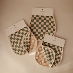 Image of Organic Cotton Muslin Burp Cloth 2-Pack