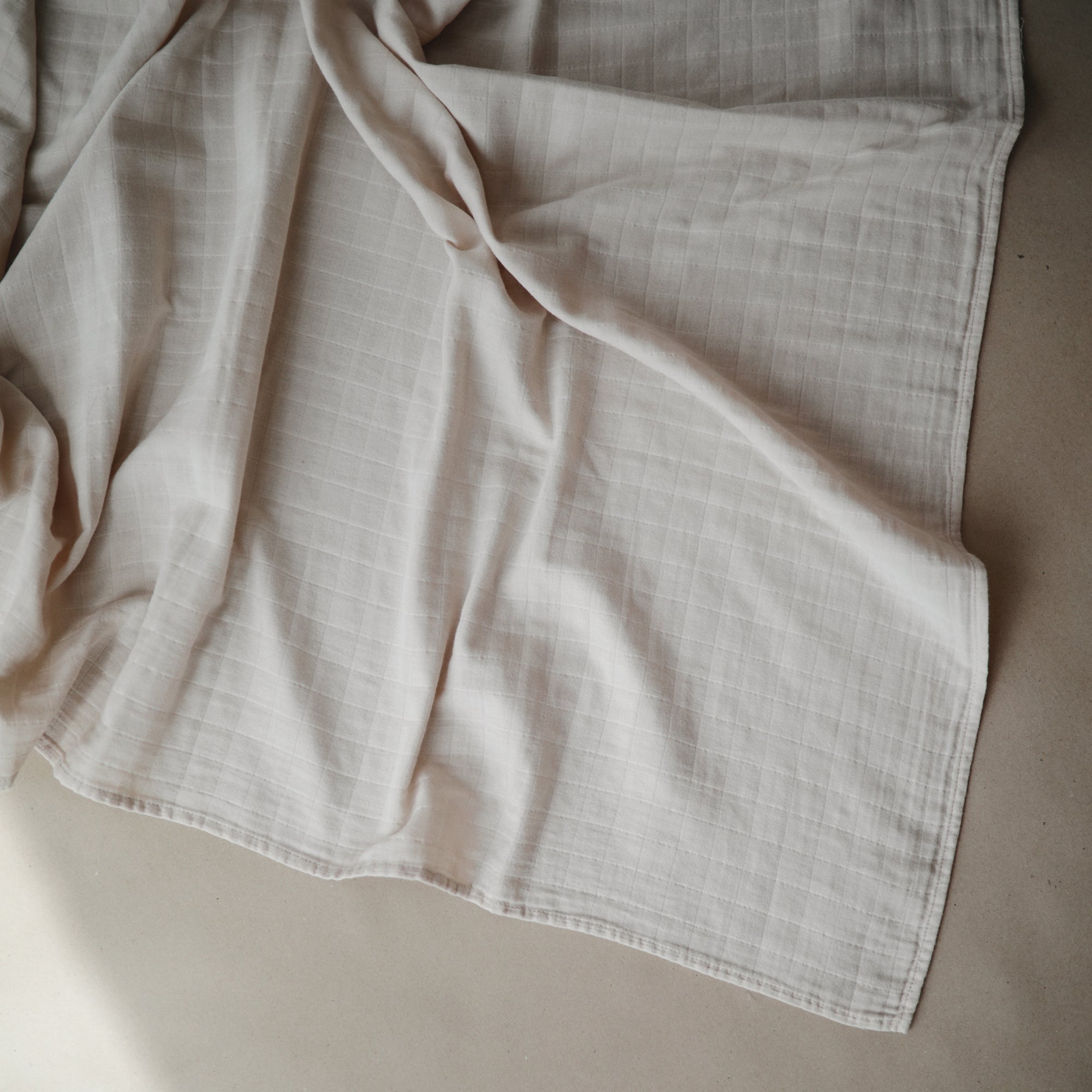 Image of Organic Cotton Muslin Swaddle Blanket