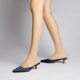 Amal Mule In Ocean Satin