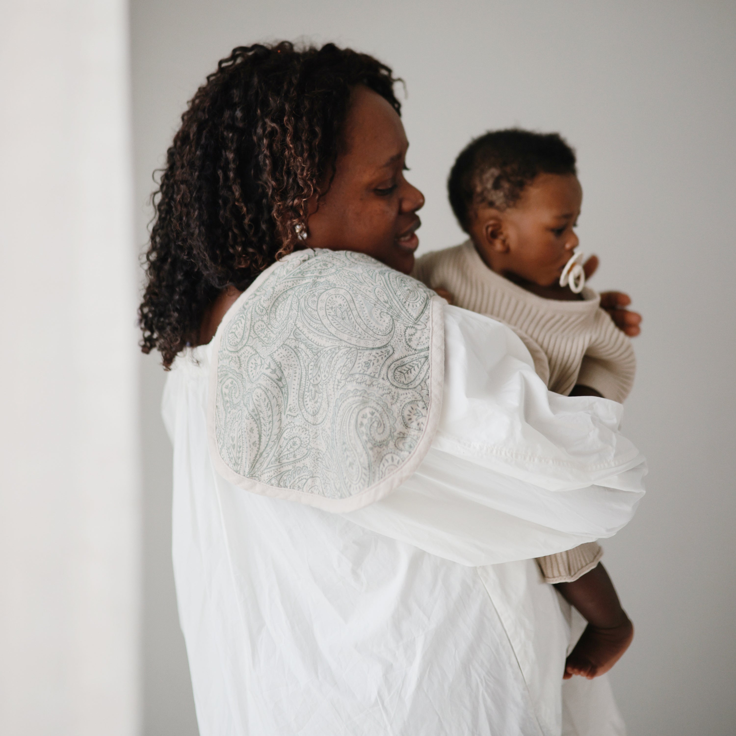 Image of Organic Cotton Muslin Burp Cloth 2-Pack