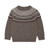 Fair Isle Sweater - Beige Melange