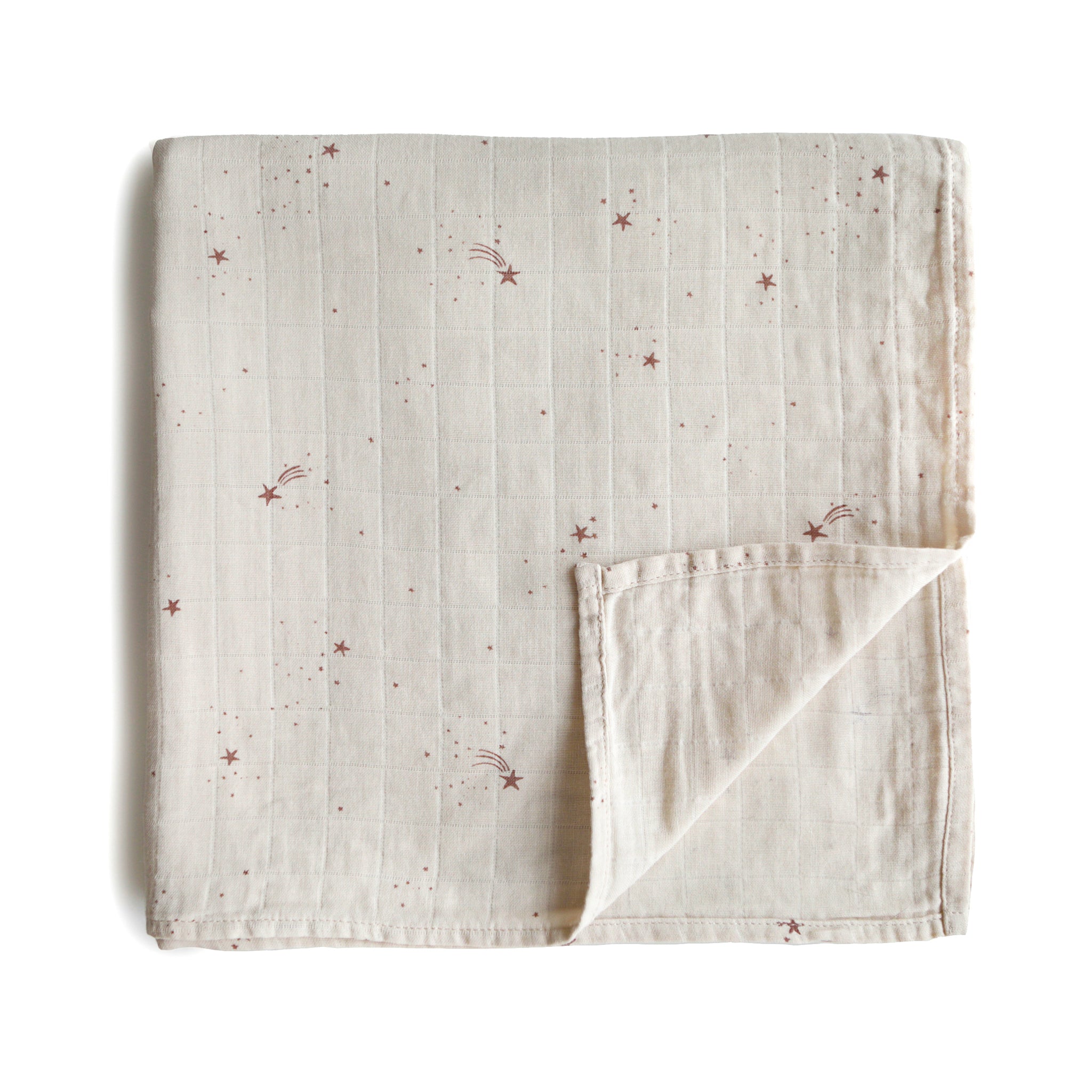 Image of Organic Cotton Muslin Swaddle Blanket