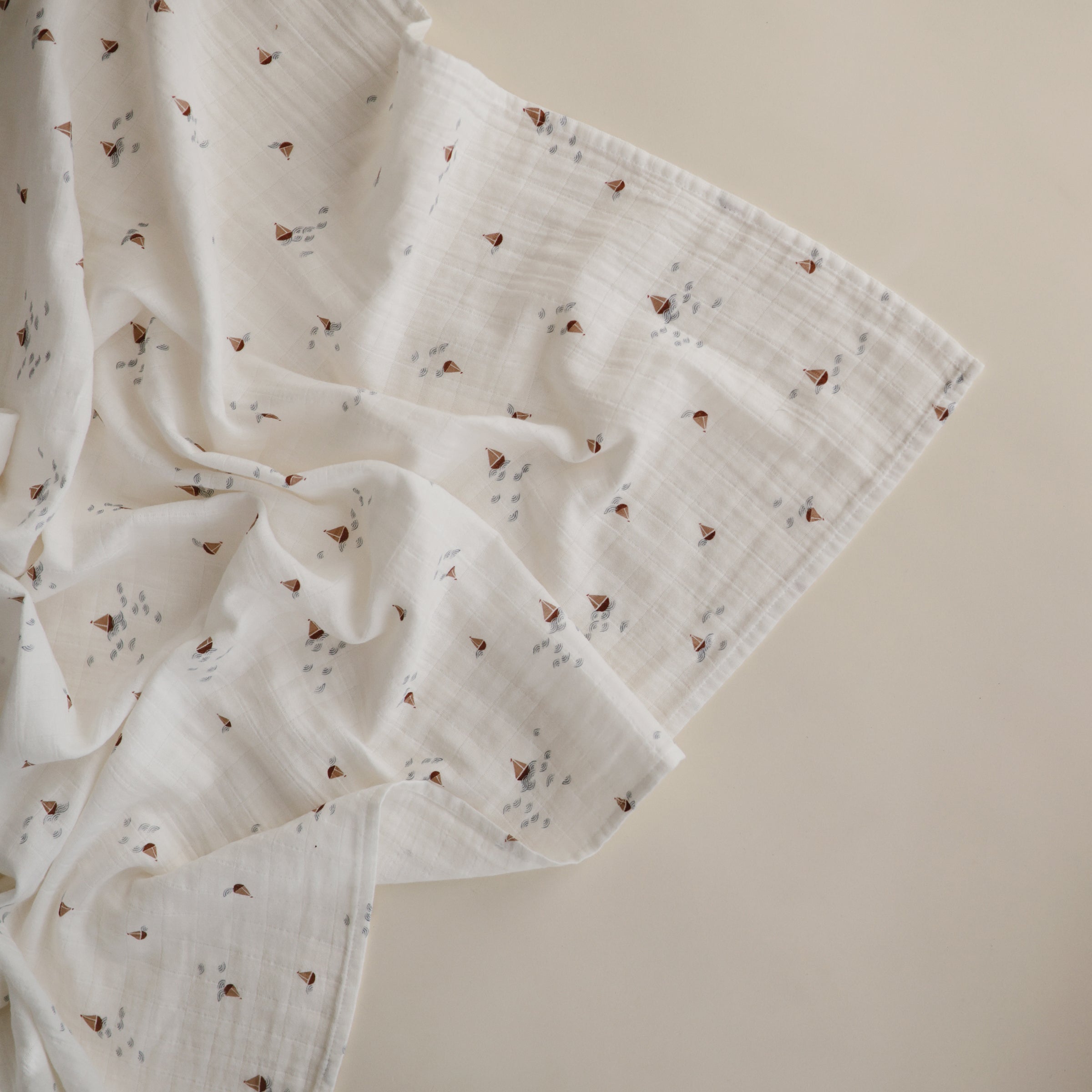 Image of Organic Cotton Muslin Swaddle Blanket