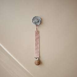 Image of Linen Pacifier Clip 2-Pack