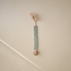 Image of Linen Pacifier Clip 2-Pack