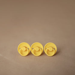 Image of FRIGG Rope/Daisy Silicone Pacifier (Sunflower/Fuchsia) 2-Pack (6-18 Months)