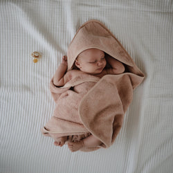 Image of Organic Cotton Baby Hooded Towel