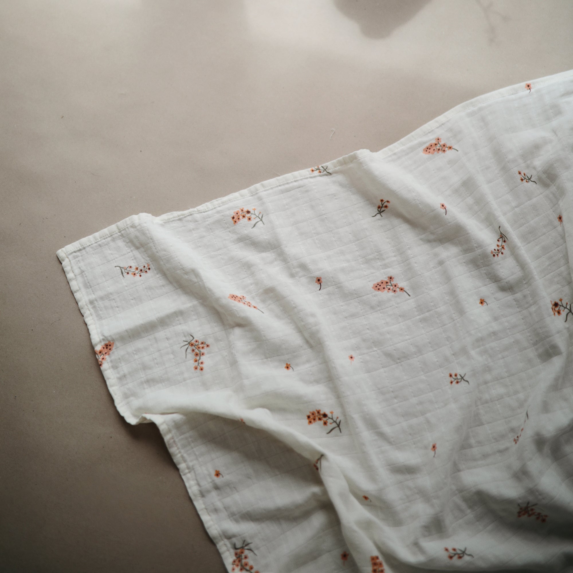 Image of Organic Cotton Muslin Swaddle Blanket
