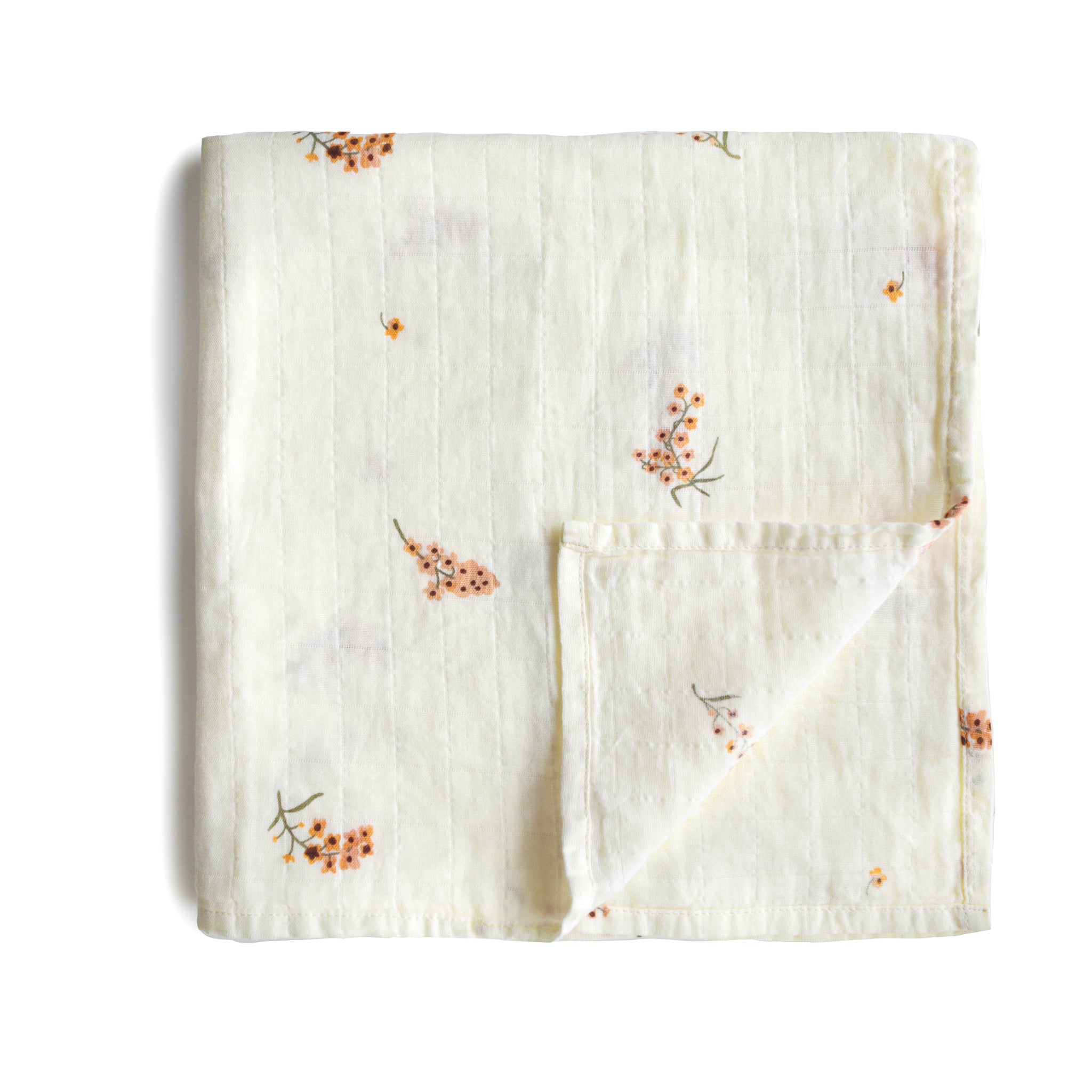 Image of Organic Cotton Muslin Swaddle Blanket