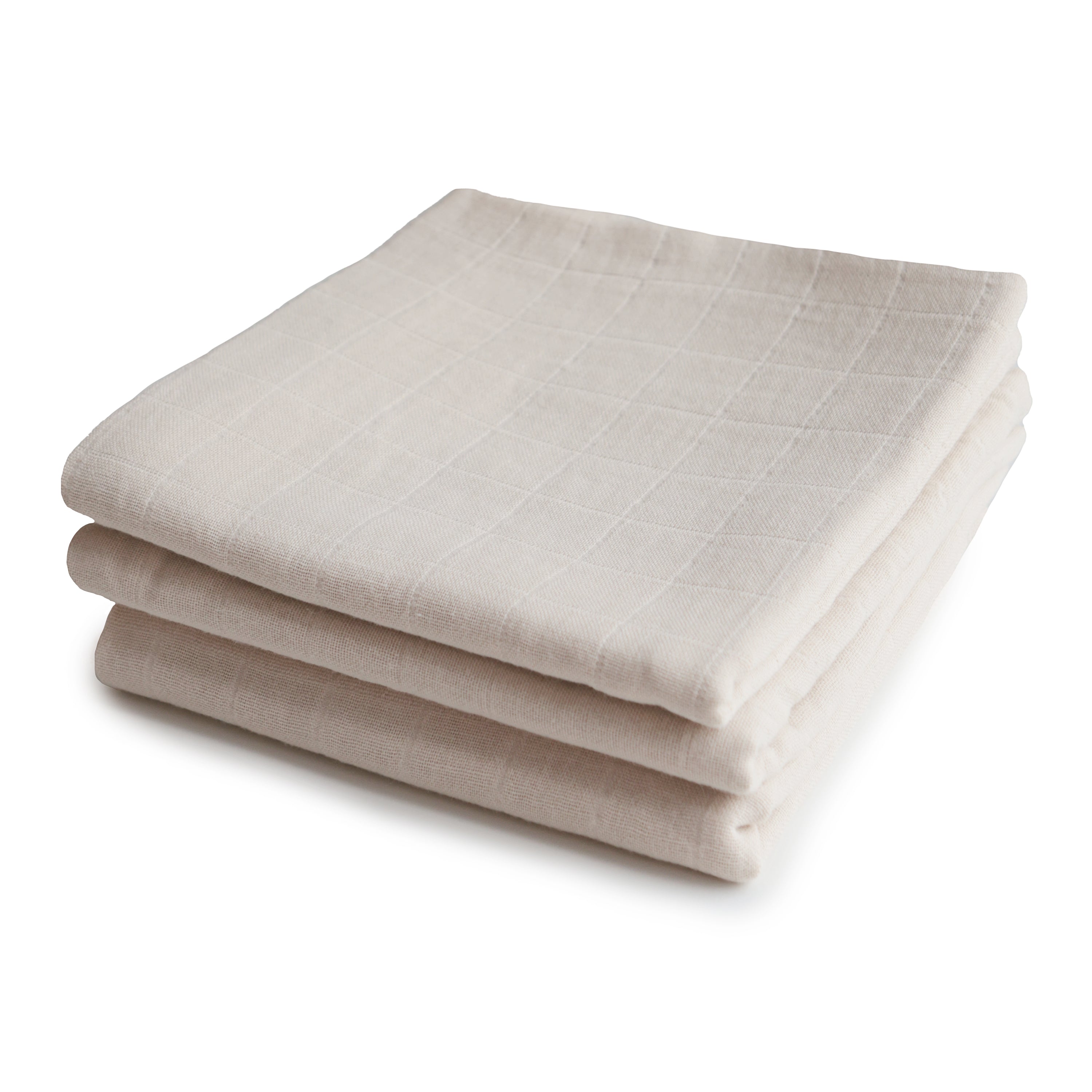 Image of Organic Cotton Muslin Cloths 3-Pack
