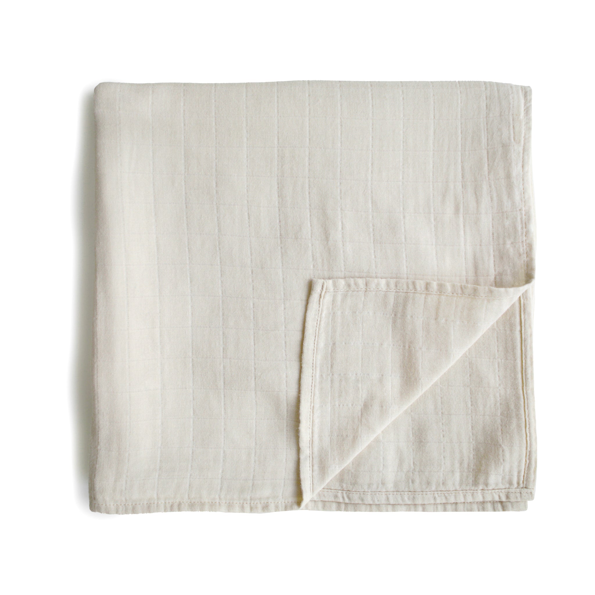 Image of Organic Cotton Muslin Swaddle Blanket