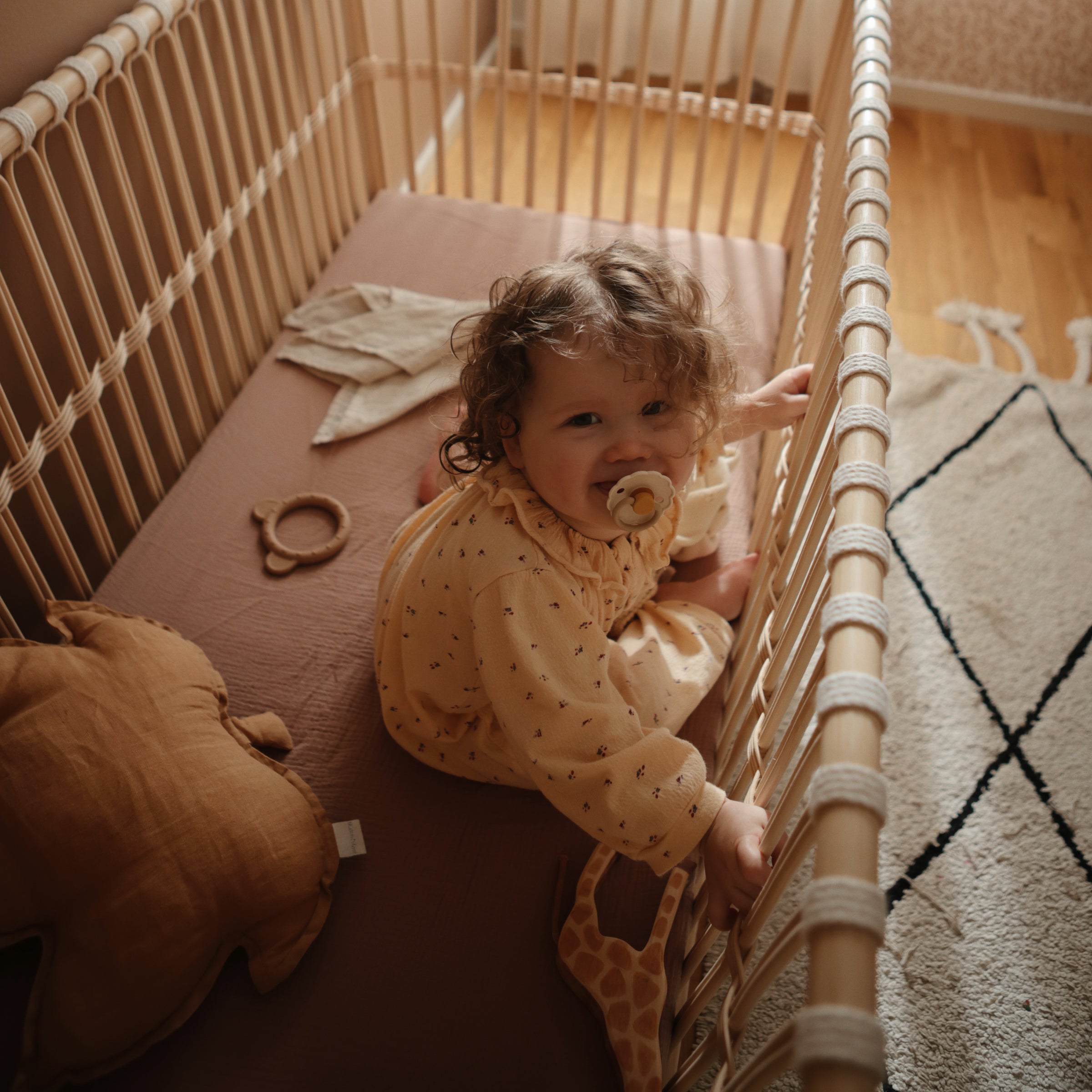 Image of Extra Soft Muslin Crib Sheet