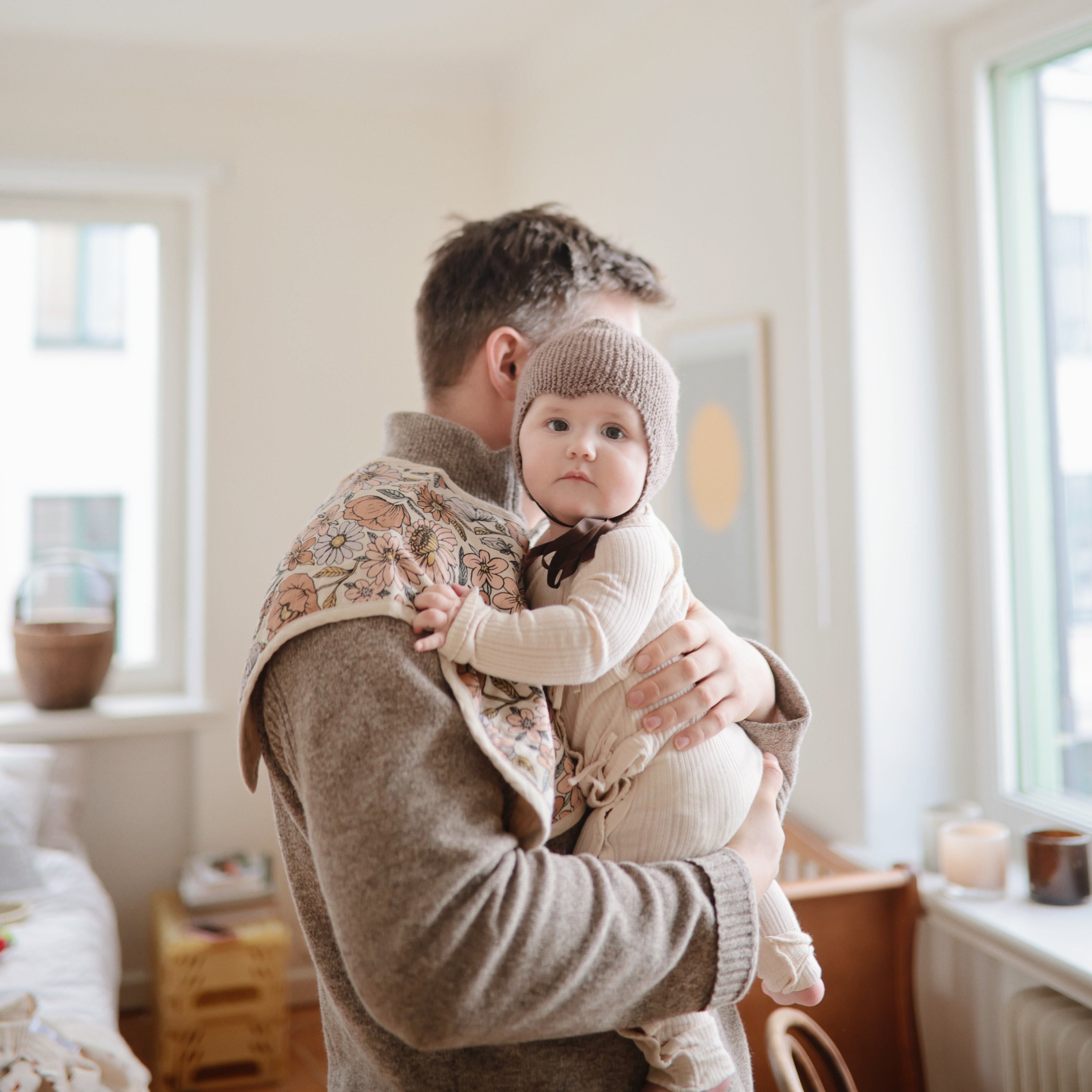 Image of Organic Cotton Muslin Burp Cloth 2-Pack