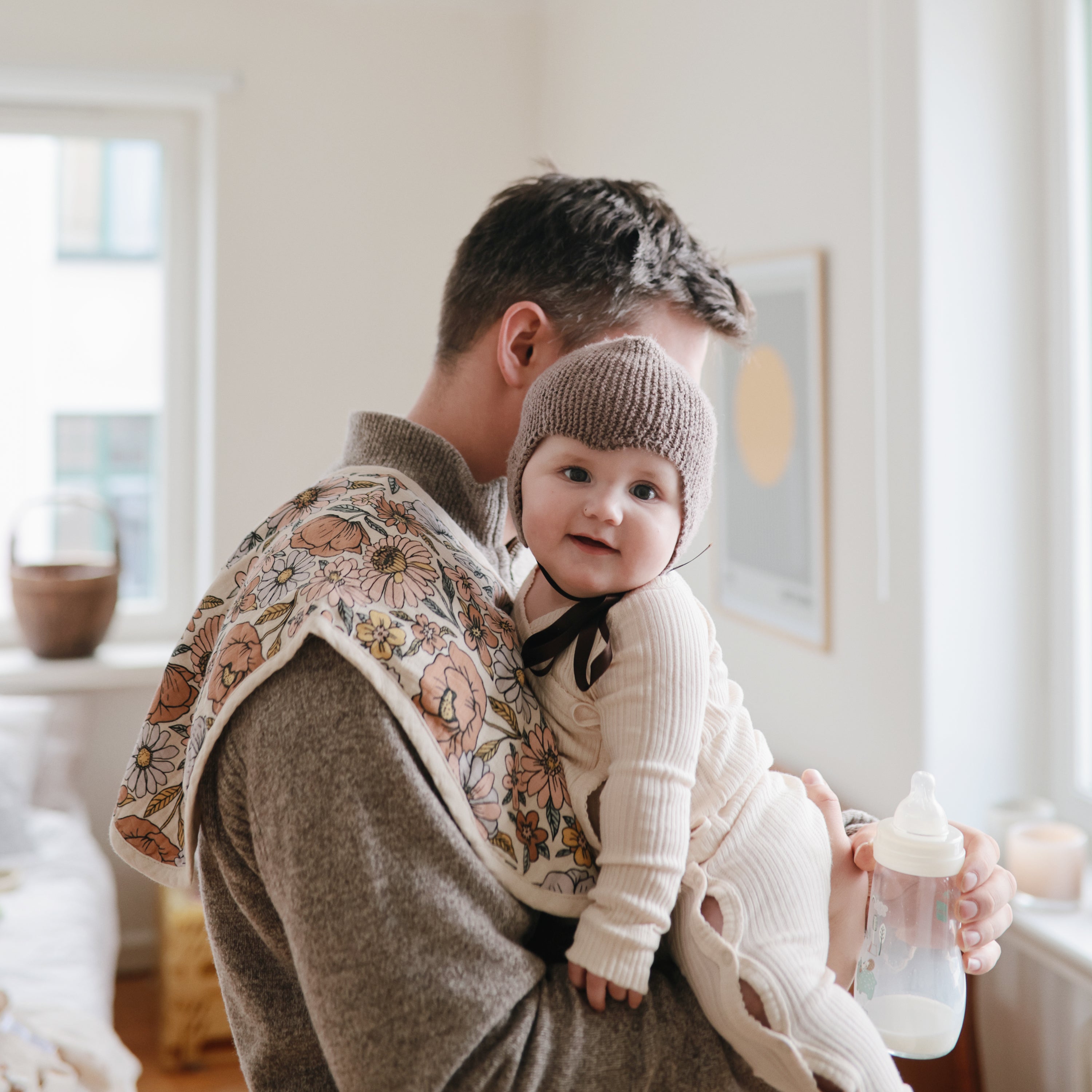 Image of Organic Cotton Muslin Burp Cloth 2-Pack