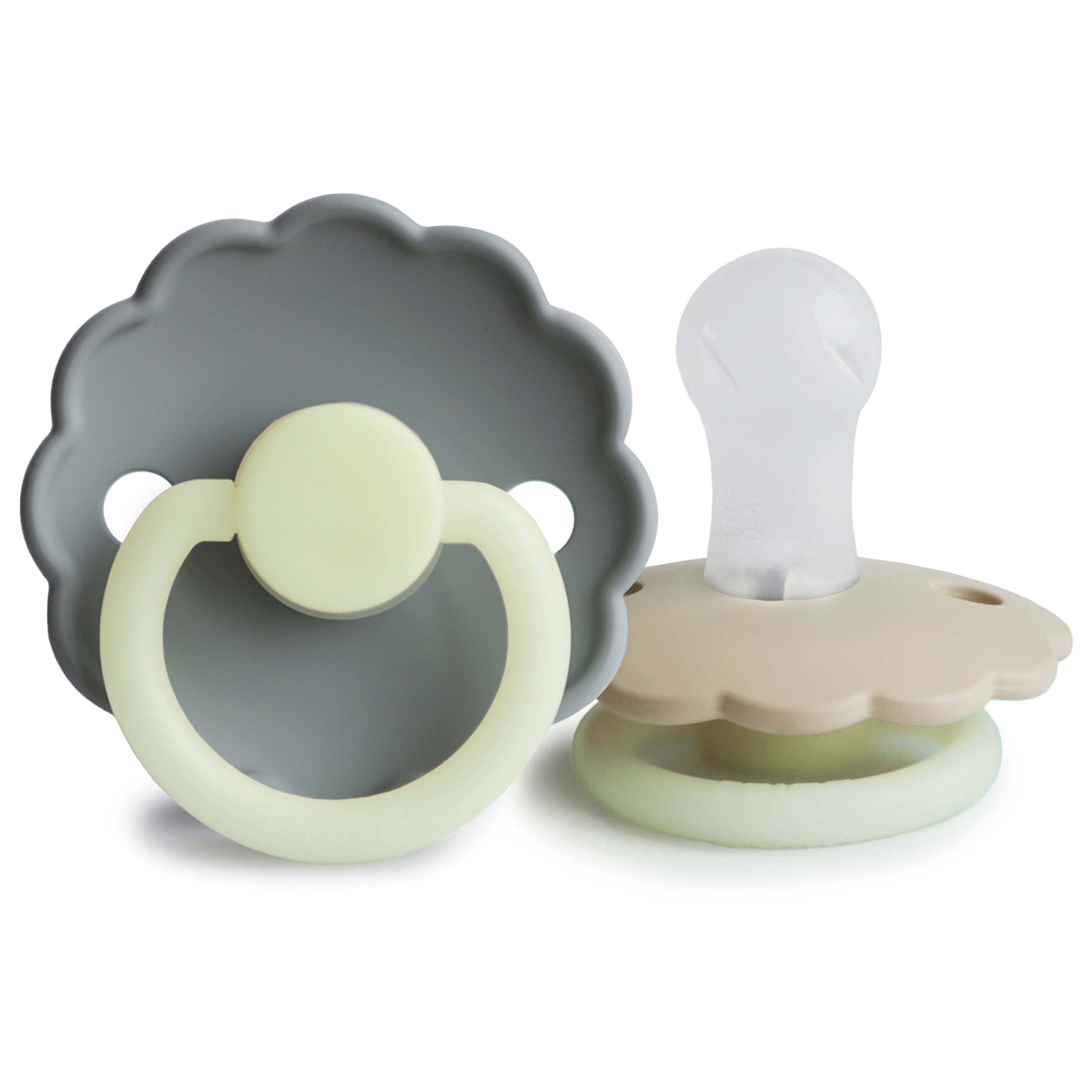 Image of FRIGG Daisy Night Silicone Pacifier 2-Pack