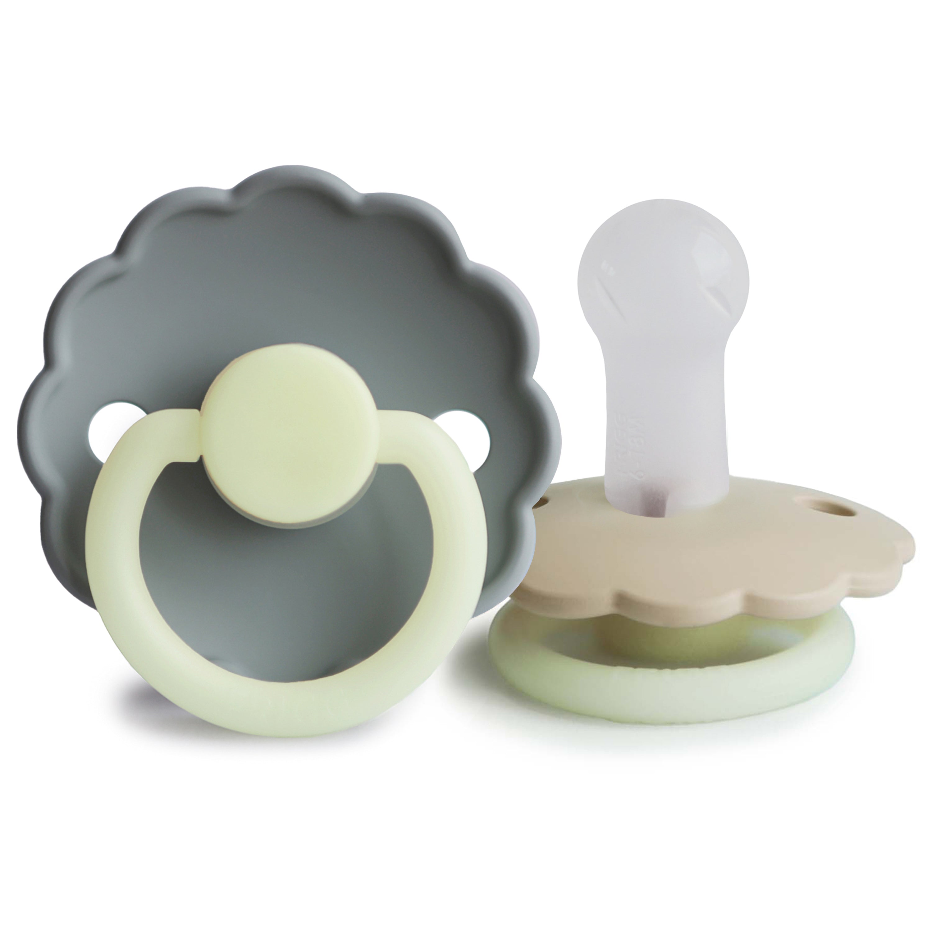 Image of FRIGG Daisy Night Silicone Pacifier 2-Pack