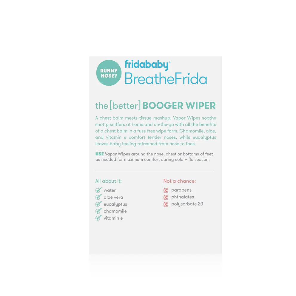 Image of BreatheFrida™ the BoogerWiper Nose + Chest Wipes