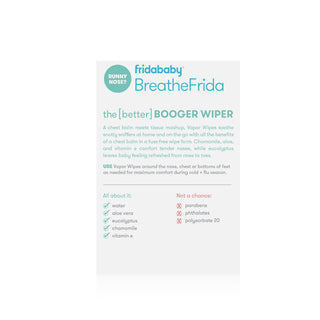 BreatheFrida™ the BoogerWiper Nose + Chest Wipes