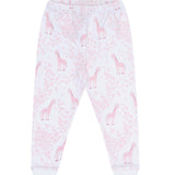 Pink Giraffe Print Pajama