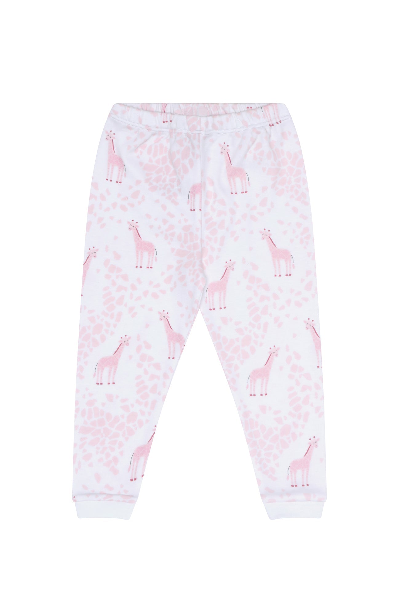 Image of Pink Giraffe Print Pajama