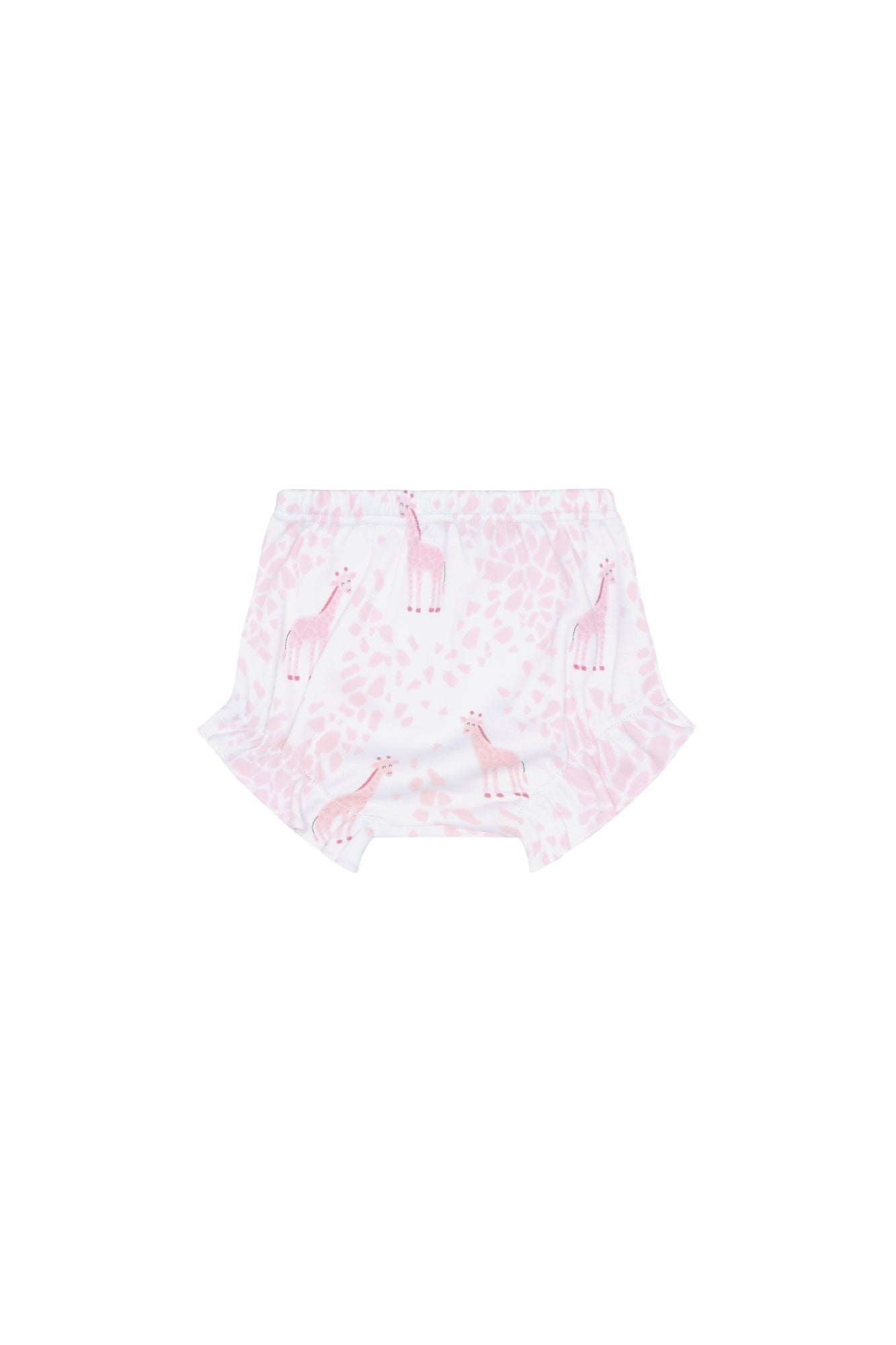 Image of Pink Giraffe Print Diaper Cover Set