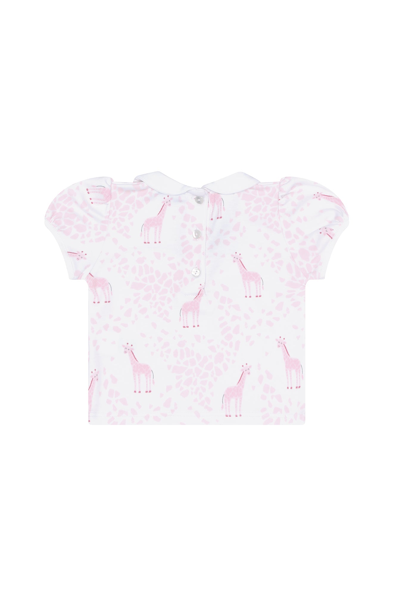 Image of Pink Giraffe Print Diaper Cover Set
