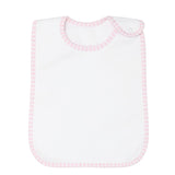 Pink Gingham Feeding Bib