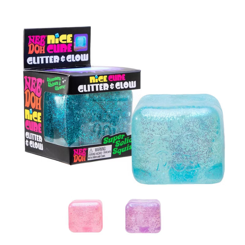 Needoh Nice Cube Glitter Glow