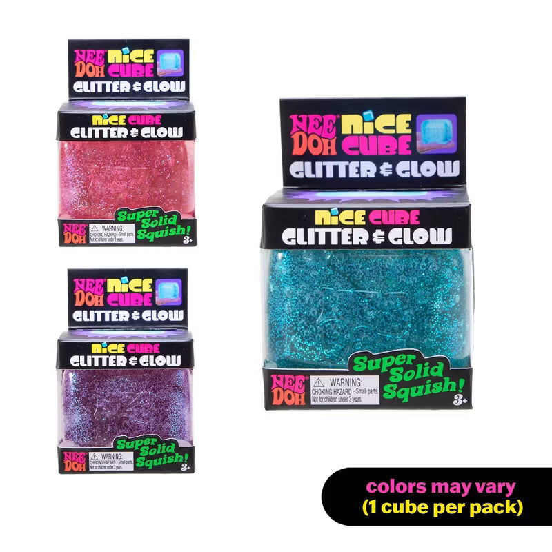 Needoh Nice Cube Glitter Glow