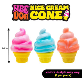 NeeDoh Nice Cream Cone (Colors May Vary)