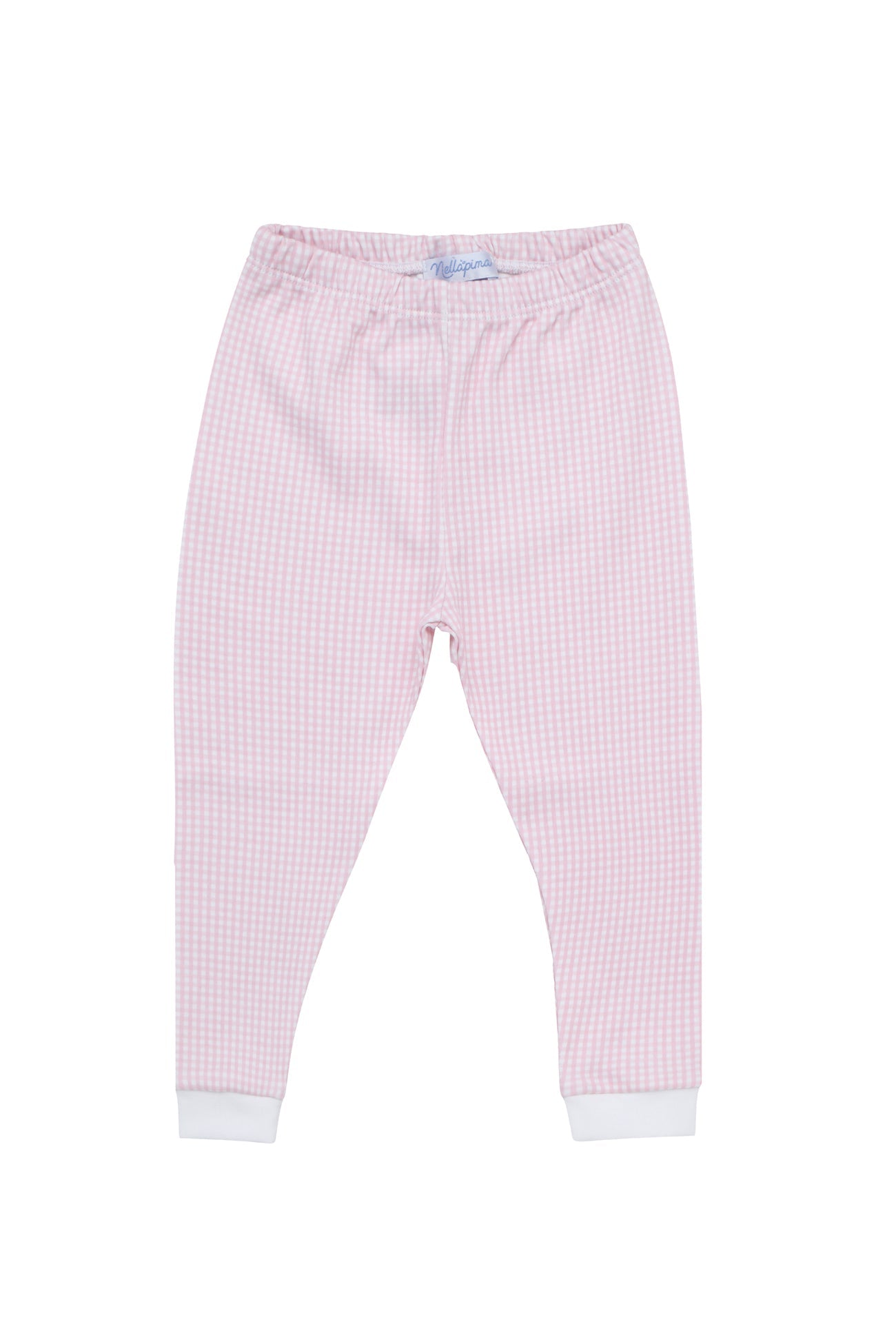 Image of Pink Gingham Baby Pajamas