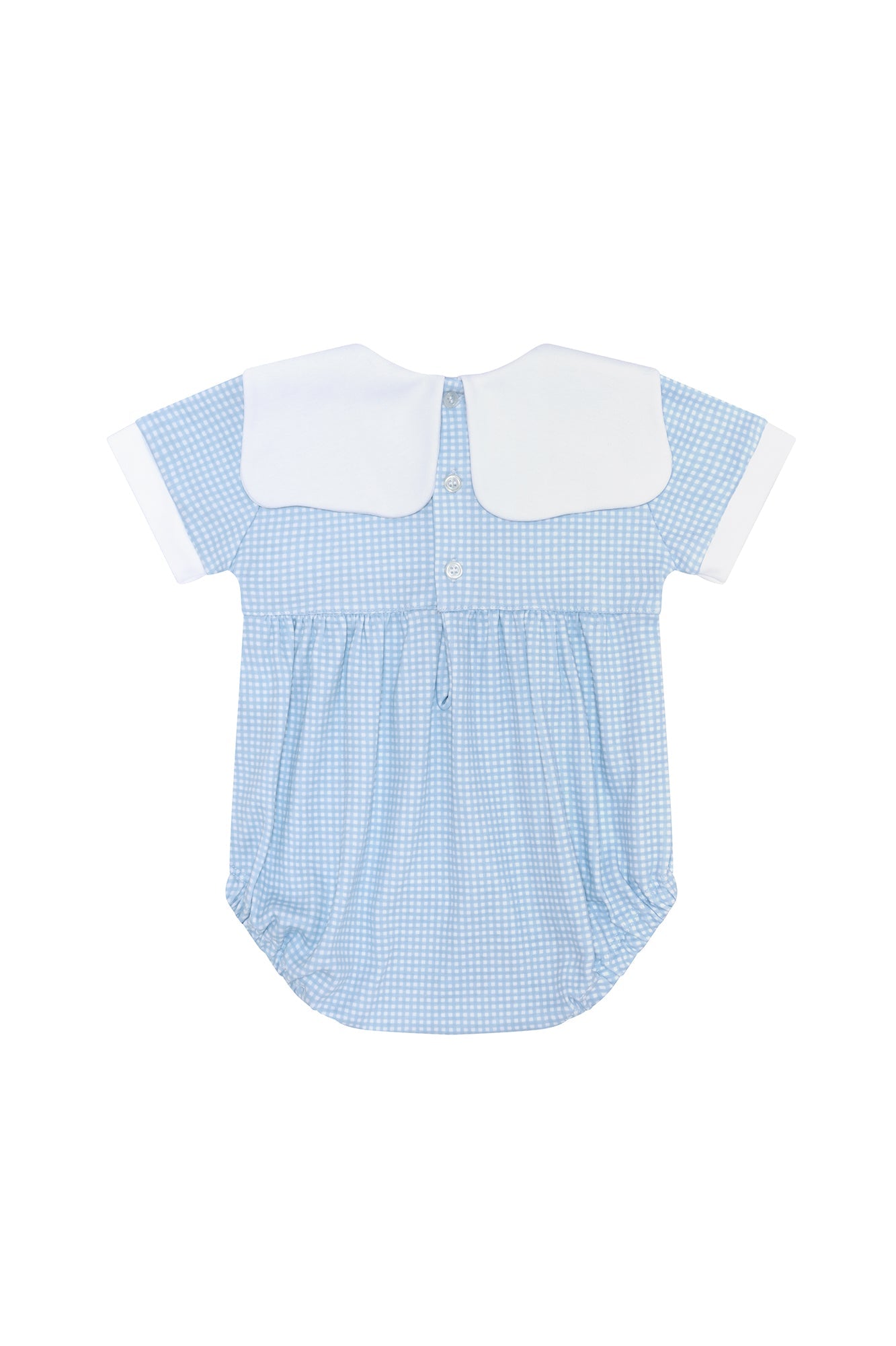 Image of Blue Gingham Baby Bubble