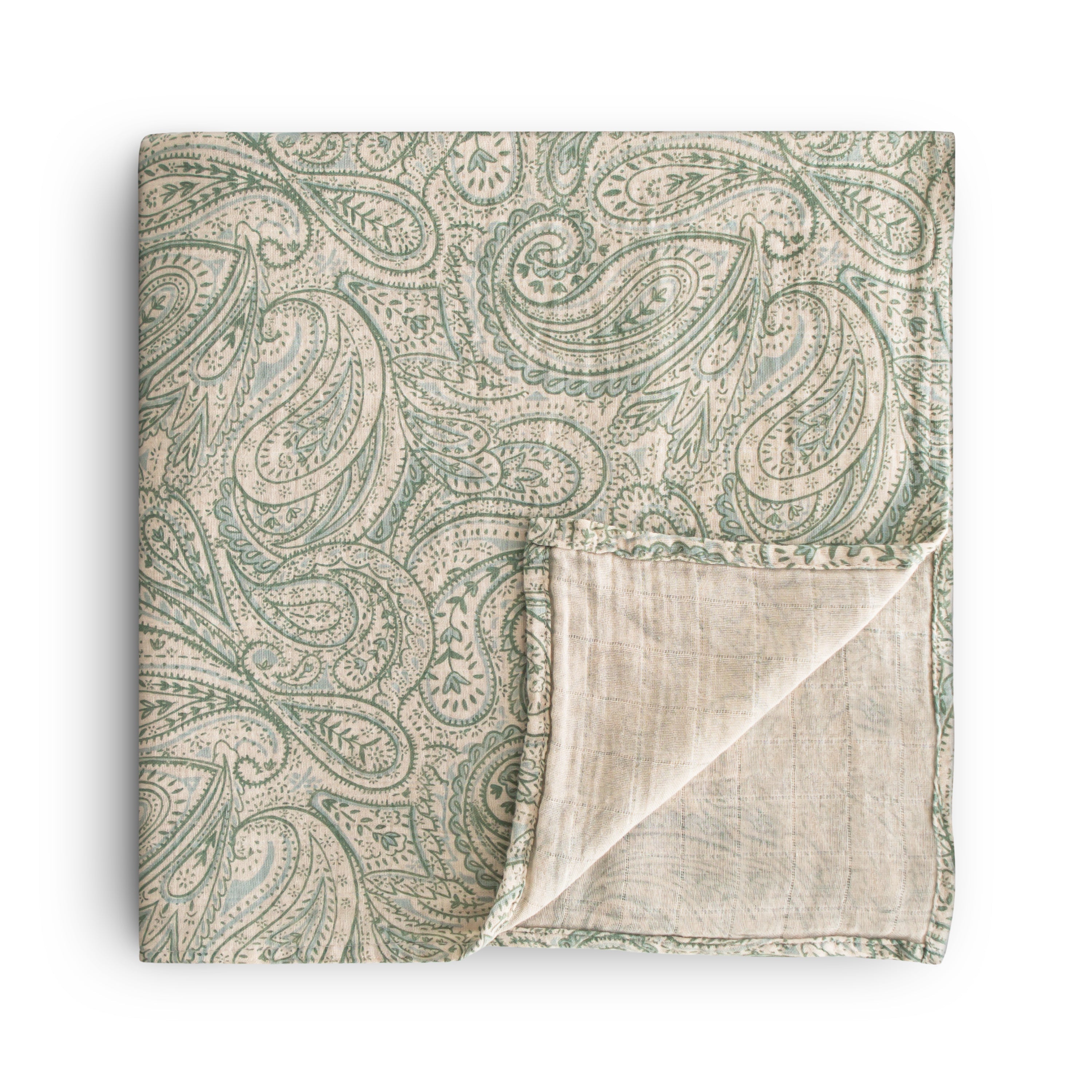 Image of Organic Cotton Muslin Swaddle Blanket