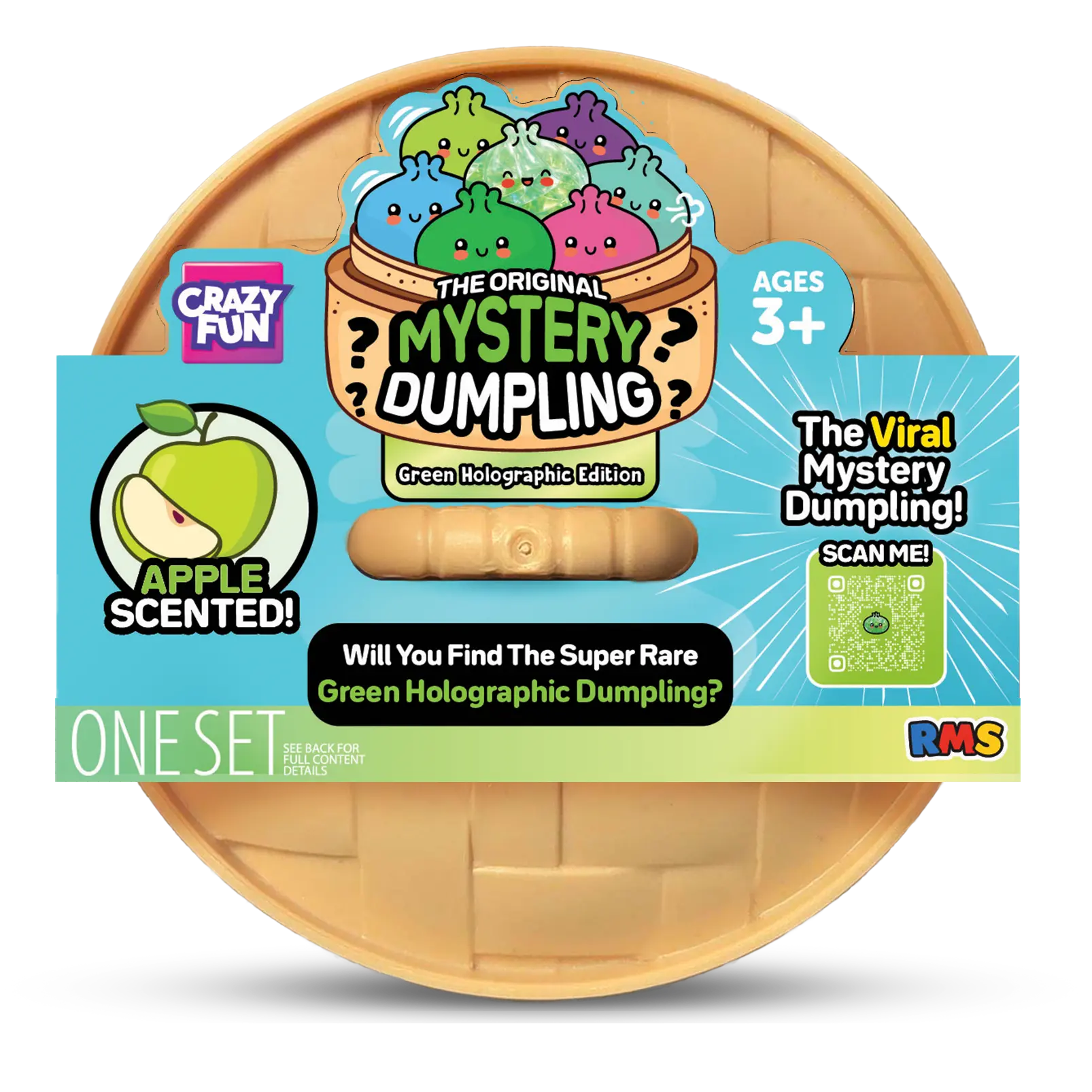 Crazy Fun Green Holographic Dumpling