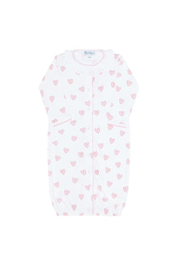 Image of Pink Heart Print Converter Gown
