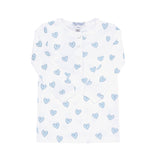 Blue Heart Print Pajama