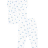 Blue Heart Print Pajama