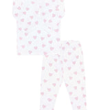 Pink Heart Print Pajama