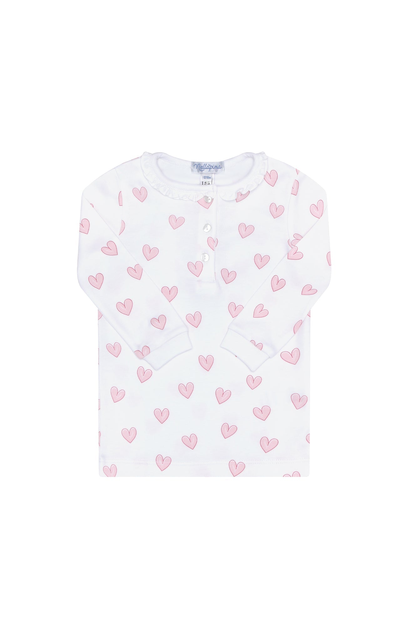 Image of Pink Heart Print Pajama